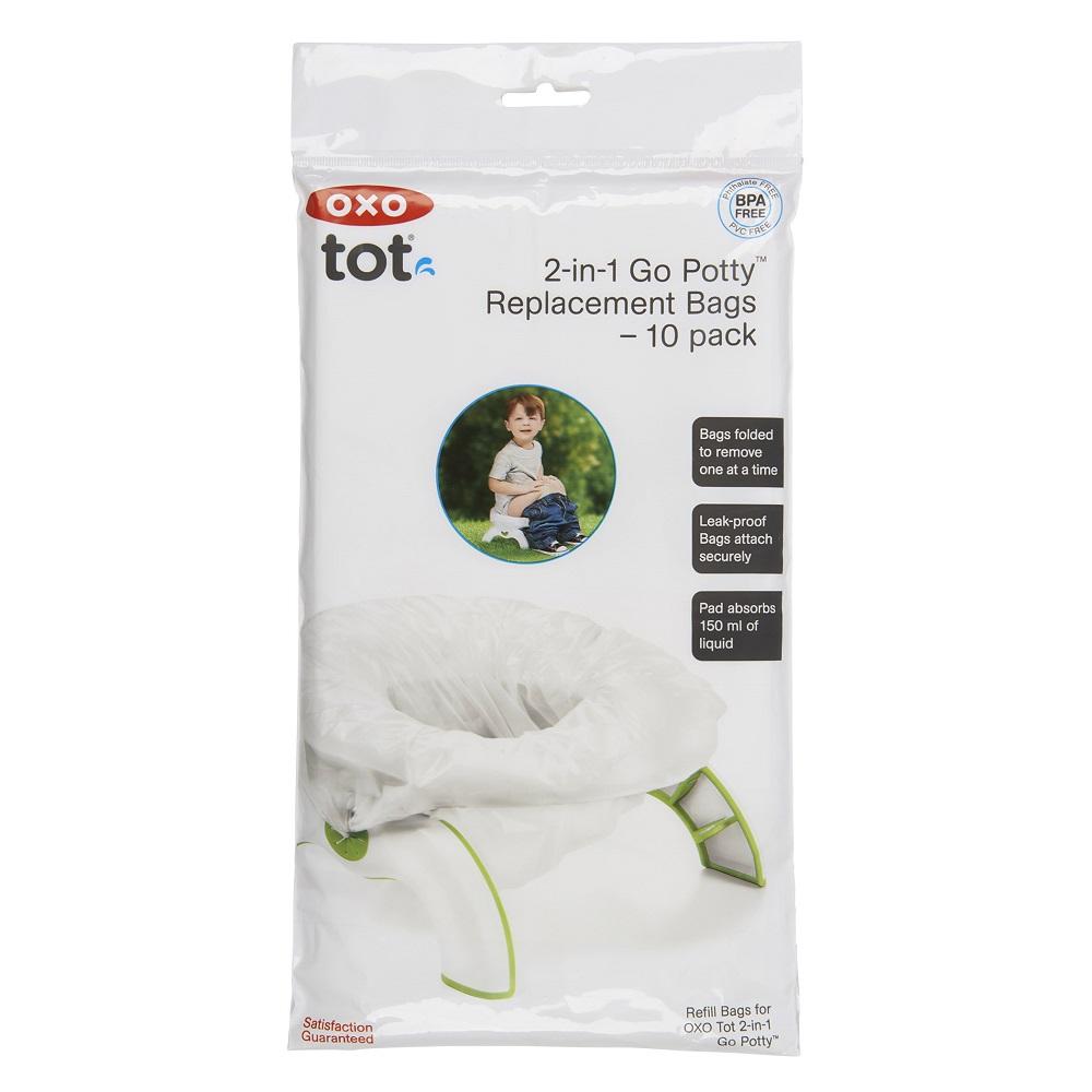 Oxo Tot 2-in-1 Go Potty Refill Bags (10 Pack)-Bath-OXO Tot-010076-babyandme.ca