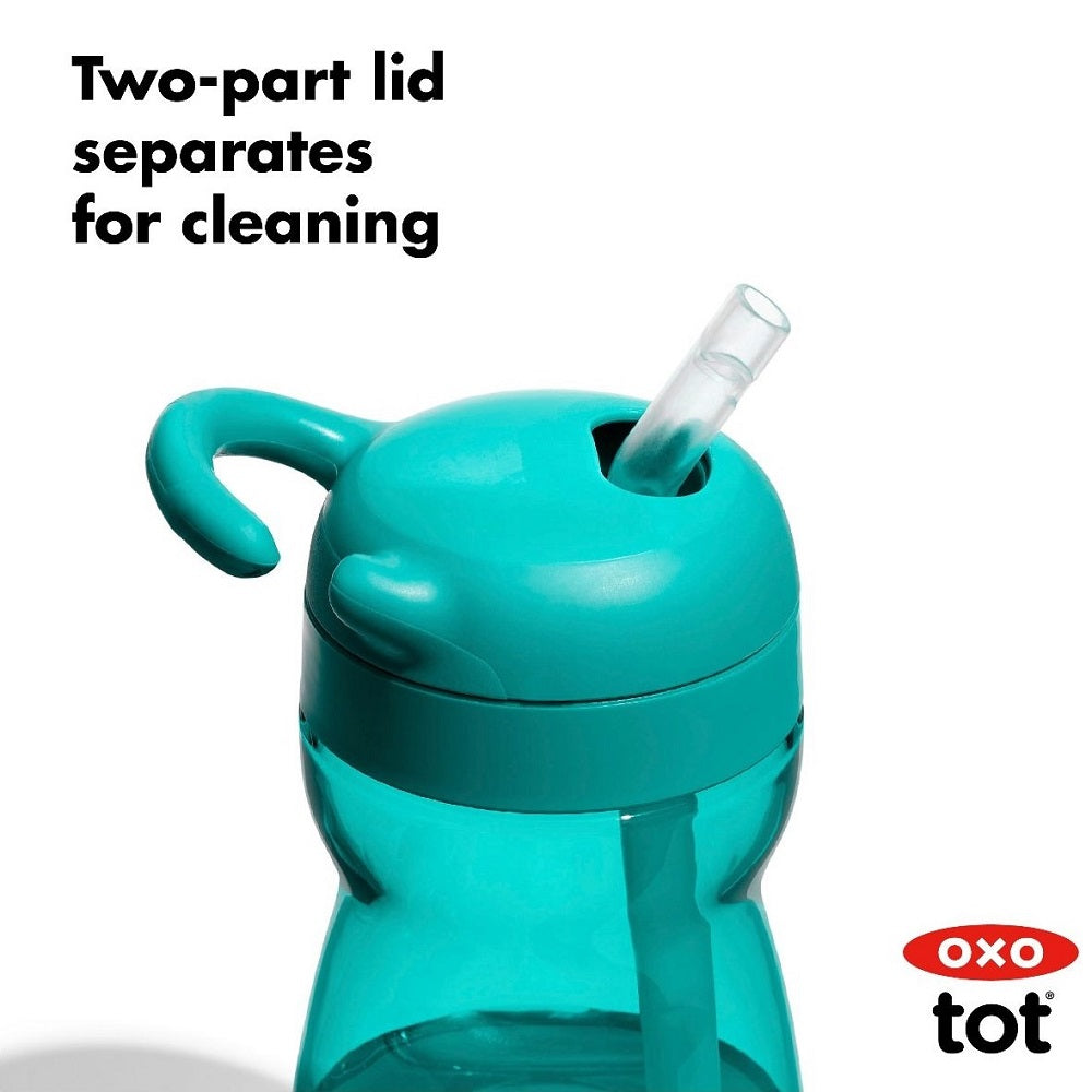 Oxo Tot Adventure Water Bottle (Turquoise)-Feeding-OXO Tot-031851 TQ-babyandme.ca