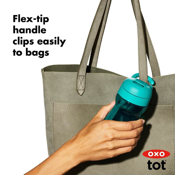 Oxo Tot Adventure Water Bottle (Turquoise)-Feeding-OXO Tot-031851 TQ-babyandme.ca