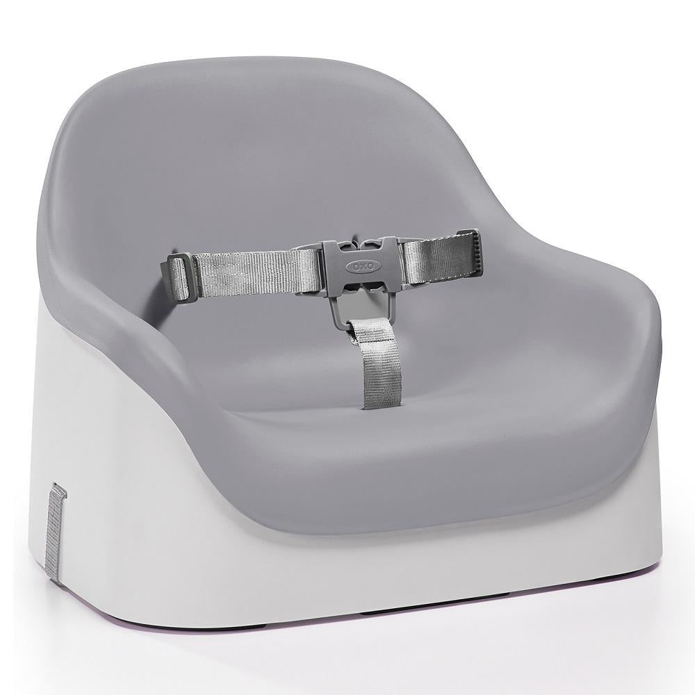 Oxo Tot Nest Booster Seat with Straps (Grey)-Feeding-OXO Tot-009907 GY-babyandme.ca