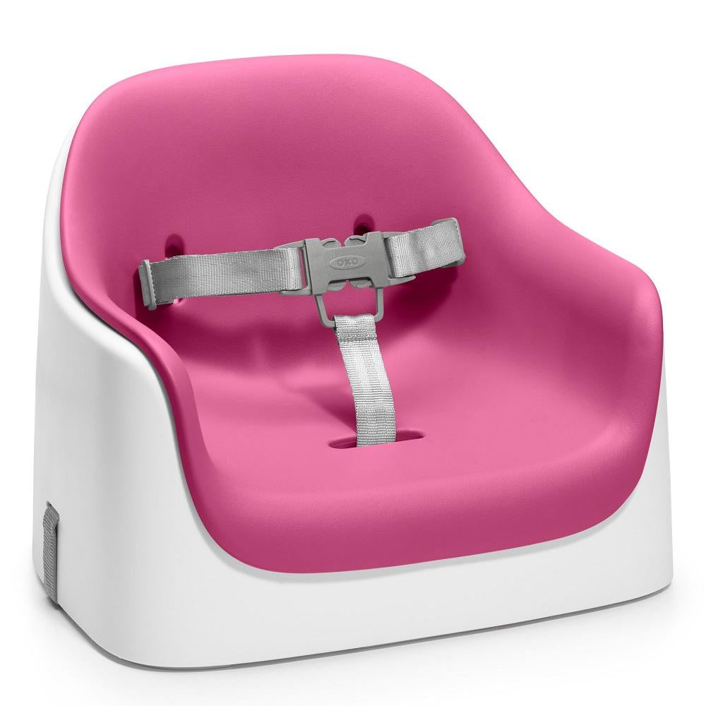 Oxo Tot Nest Booster Seat with Straps (Pink)-Feeding-OXO Tot-009907 PK-babyandme.ca