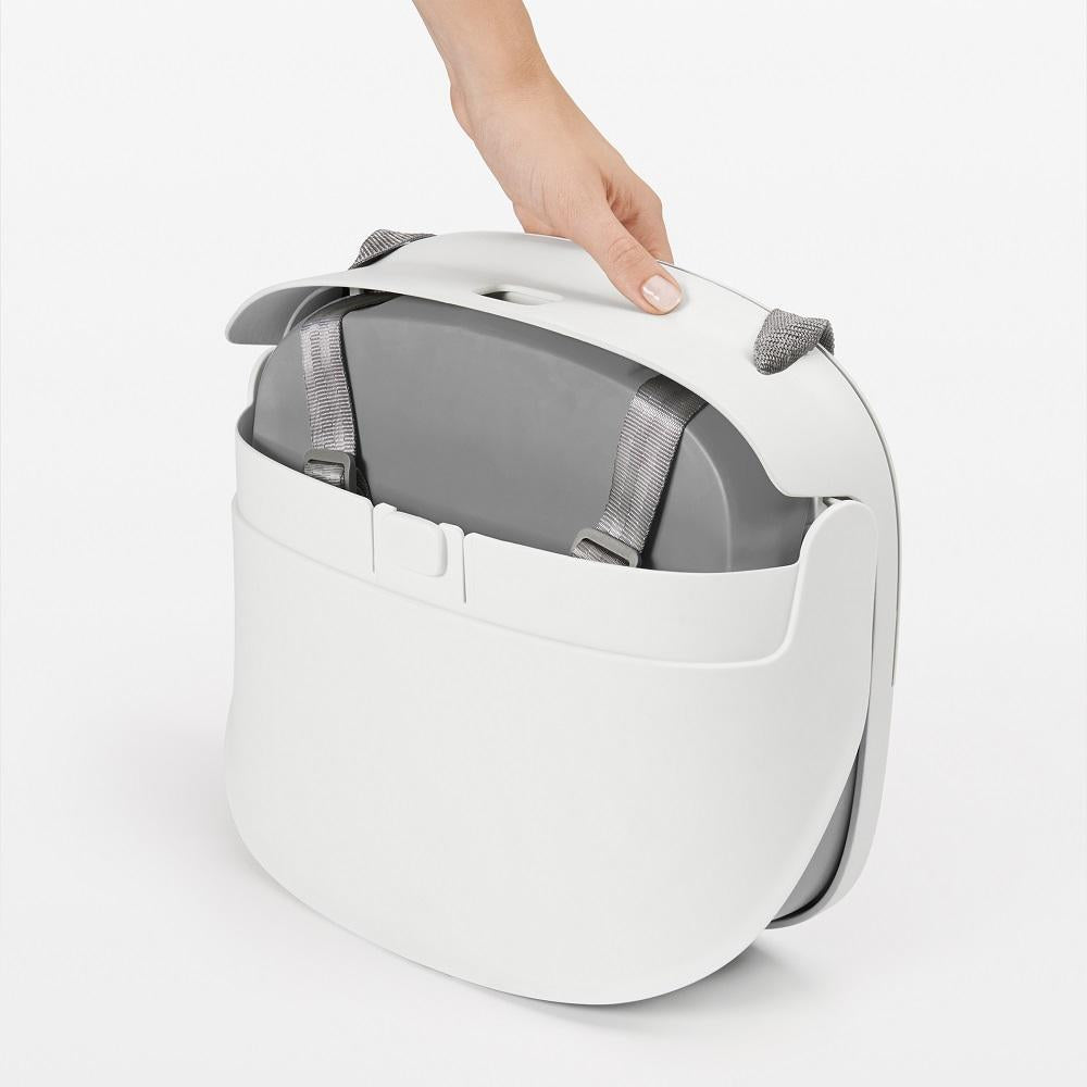 Oxo Tot Perch Booster Seat with Straps (Grey)-Feeding-OXO Tot-011100 GY-babyandme.ca