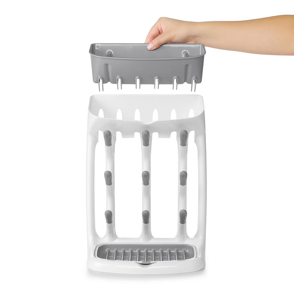 Oxo Tot Space Saving Drying Rack-Feeding-OXO Tot-025989 GY-babyandme.ca