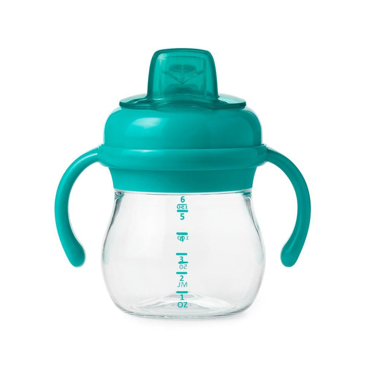 Oxo Tot Transitions Soft Spout Sippy Cup with Handles (Tot Teal)-Feeding-OXO Tot-023104 TL-babyandme.ca