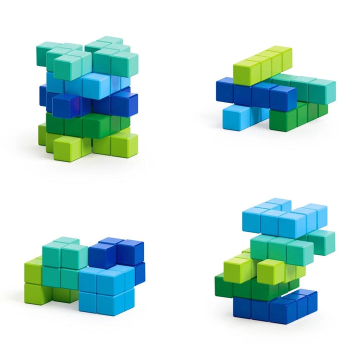 PIXIO Abstract Magnetic Blocks Set (Amphibio)-Toys & Learning-PIXIO-031118 AM-babyandme.ca