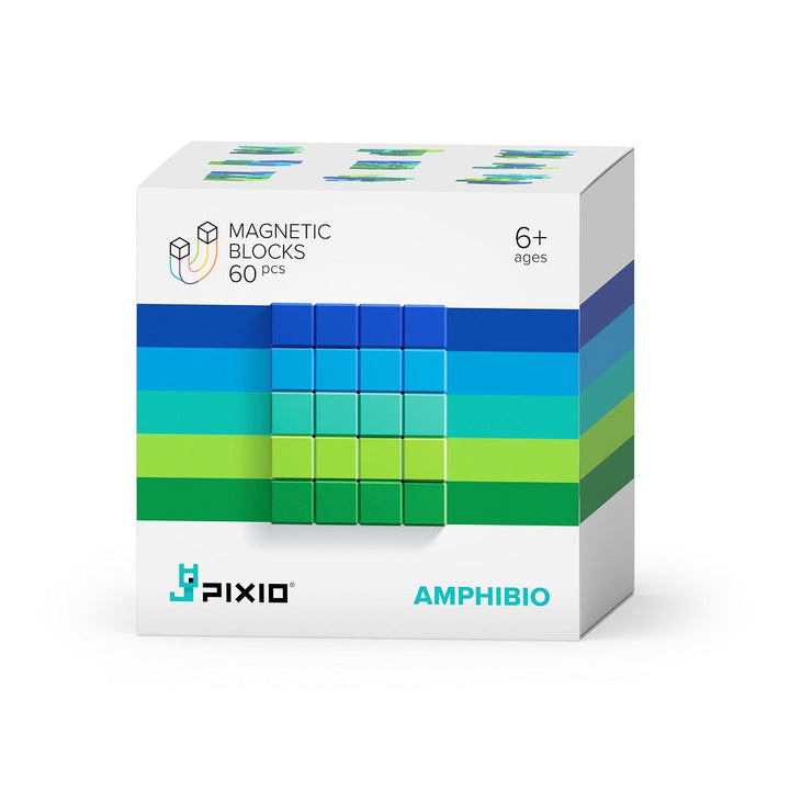 PIXIO Abstract Magnetic Blocks Set (Amphibio)-Toys & Learning-PIXIO-031118 AM-babyandme.ca