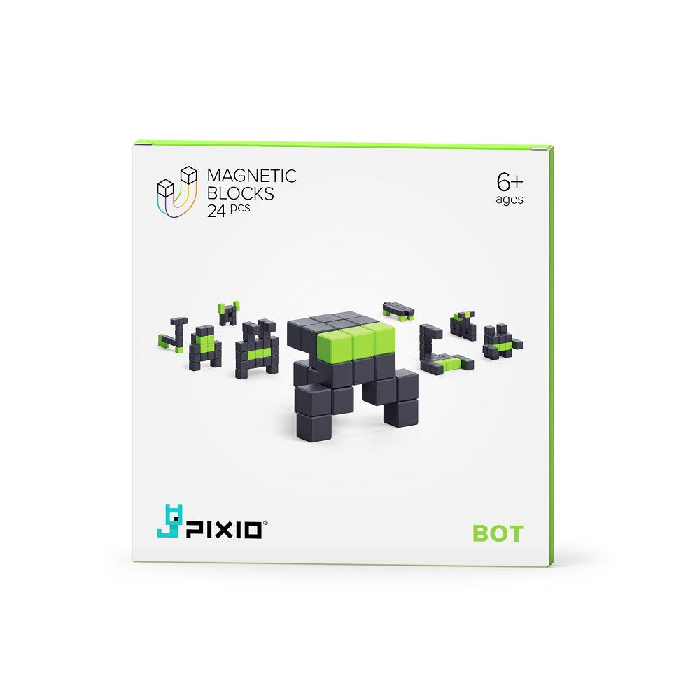 PIXIO Story Series Magnetic Blocks Set (Bot)-Toys & Learning-PIXIO-031122 BT-babyandme.ca