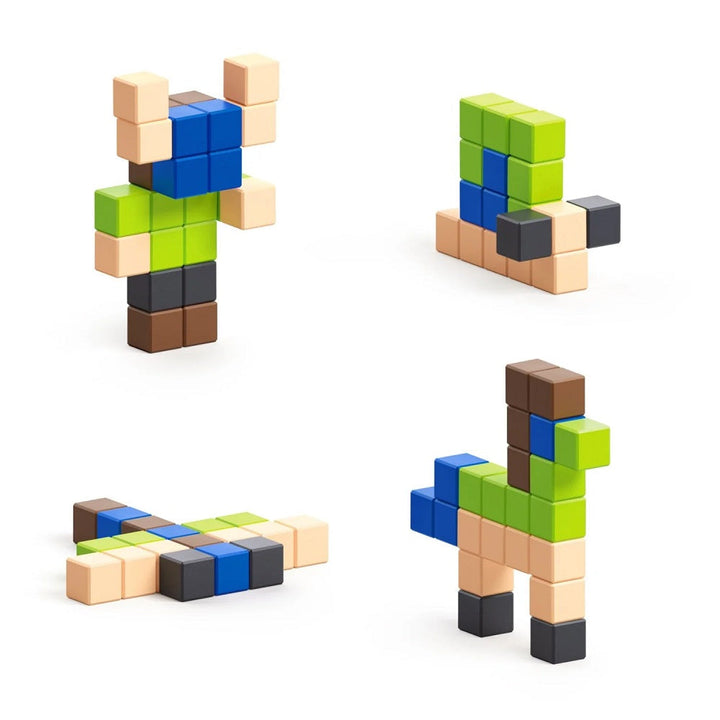 PIXIO Story Series Magnetic Blocks Set (Man)-Toys & Learning-PIXIO-031122 MN-babyandme.ca