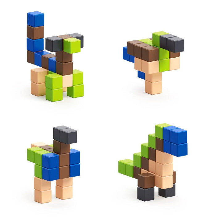 PIXIO Story Series Magnetic Blocks Set (Man)-Toys & Learning-PIXIO-031122 MN-babyandme.ca