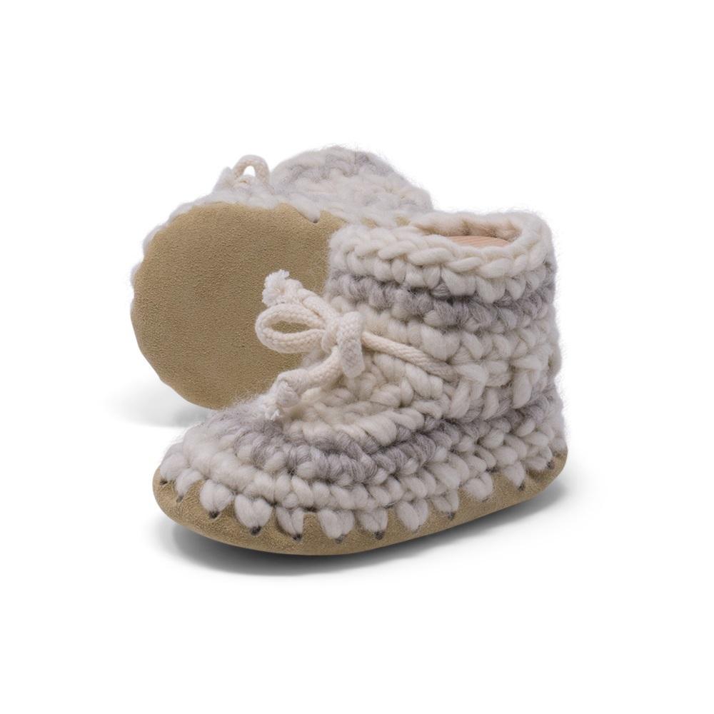 Padraig Cottage Slippers (Cream Stripe) - IN STORE PICK UP ONLY-Apparel-Padraig Cottage--babyandme.ca