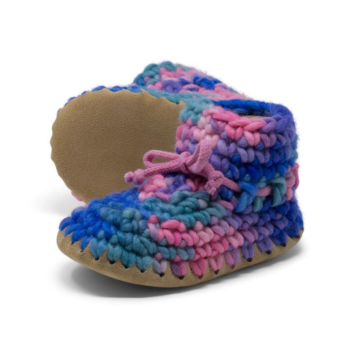 Padraig Cottage Slippers (Pink Multi)-Apparel-Padraig Cottage--babyandme.ca