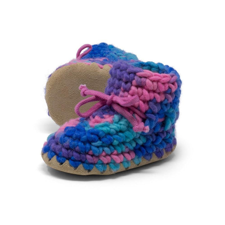 Padraig Cottage Slippers (Pink Multi)-Apparel-Padraig Cottage--babyandme.ca