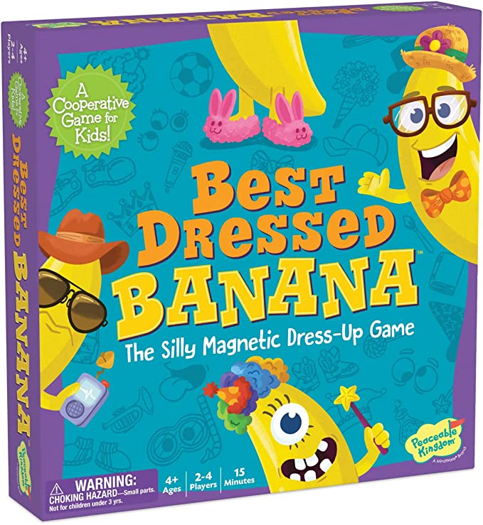 Peaceable Kingdom Best Dressed Banana-Toys & Learning-Peaceable Kingdom-009808 BDB-babyandme.ca