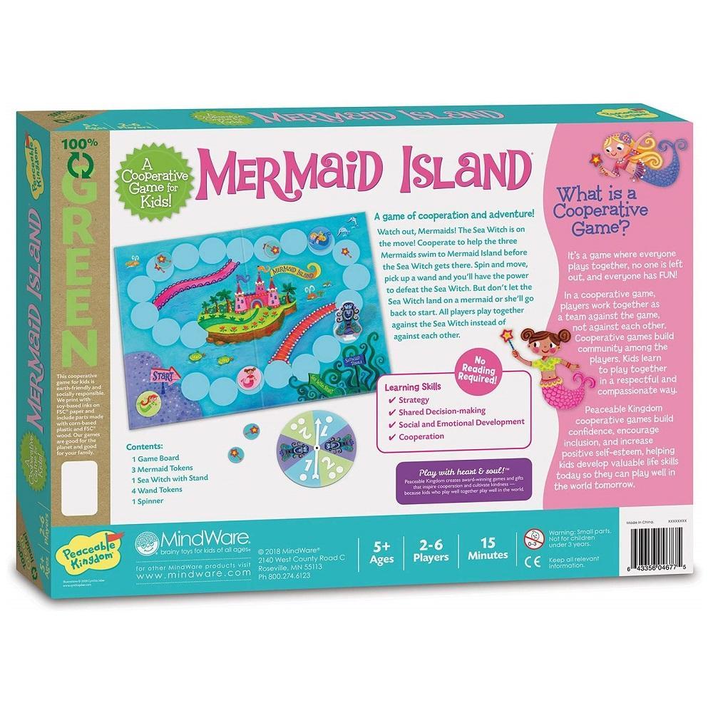 Peaceable Kingdom Mermaid Island-Toys & Learning-Peaceable Kingdom-009808 MI-babyandme.ca