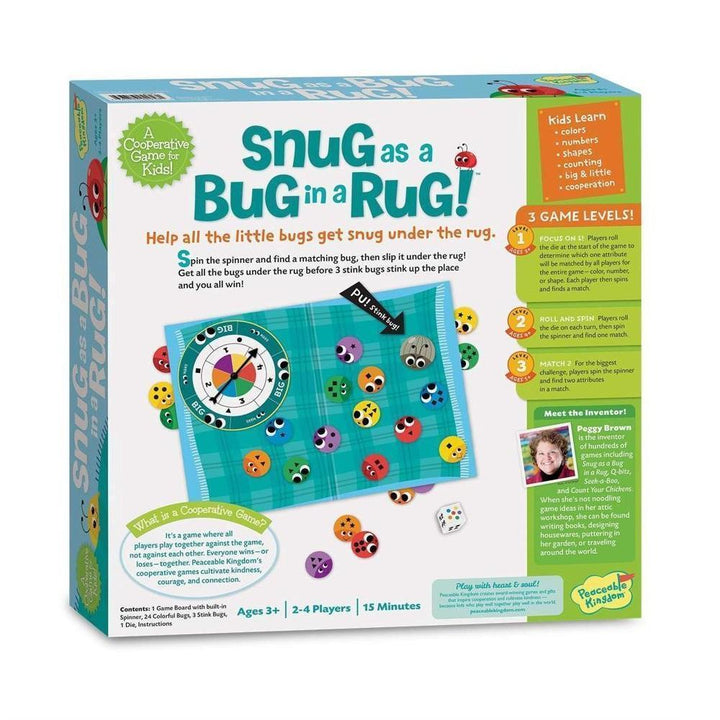 Peaceable Kingdom Snug as a Bug in a Rug-Toys & Learning-Peaceable Kingdom-009808 SB-babyandme.ca