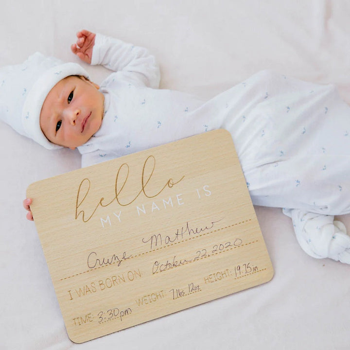 Pearhead Baby Welcome Sign-Nursery-Pearhead-031341-babyandme.ca