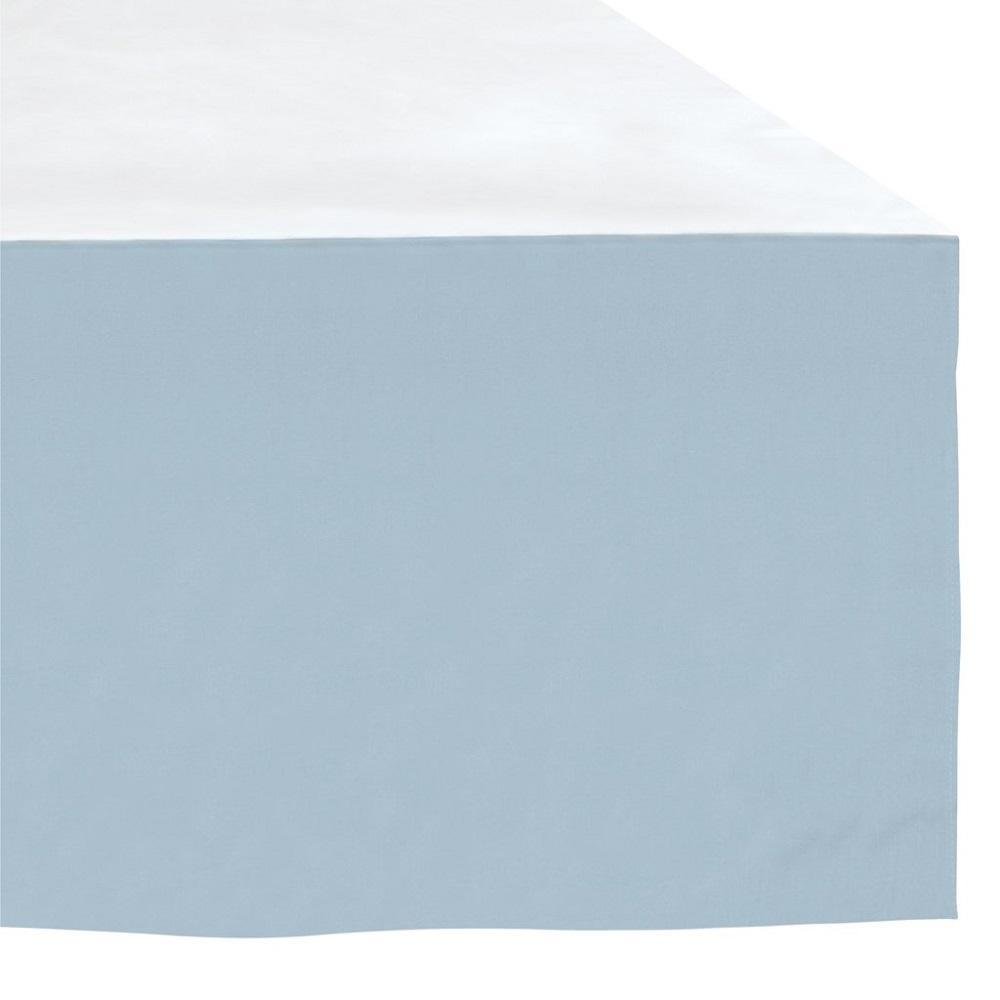 Perlimpinpin Cotton Crib Skirt (Glacier)-Nursery-Perlimpinpin-028597 GL-babyandme.ca