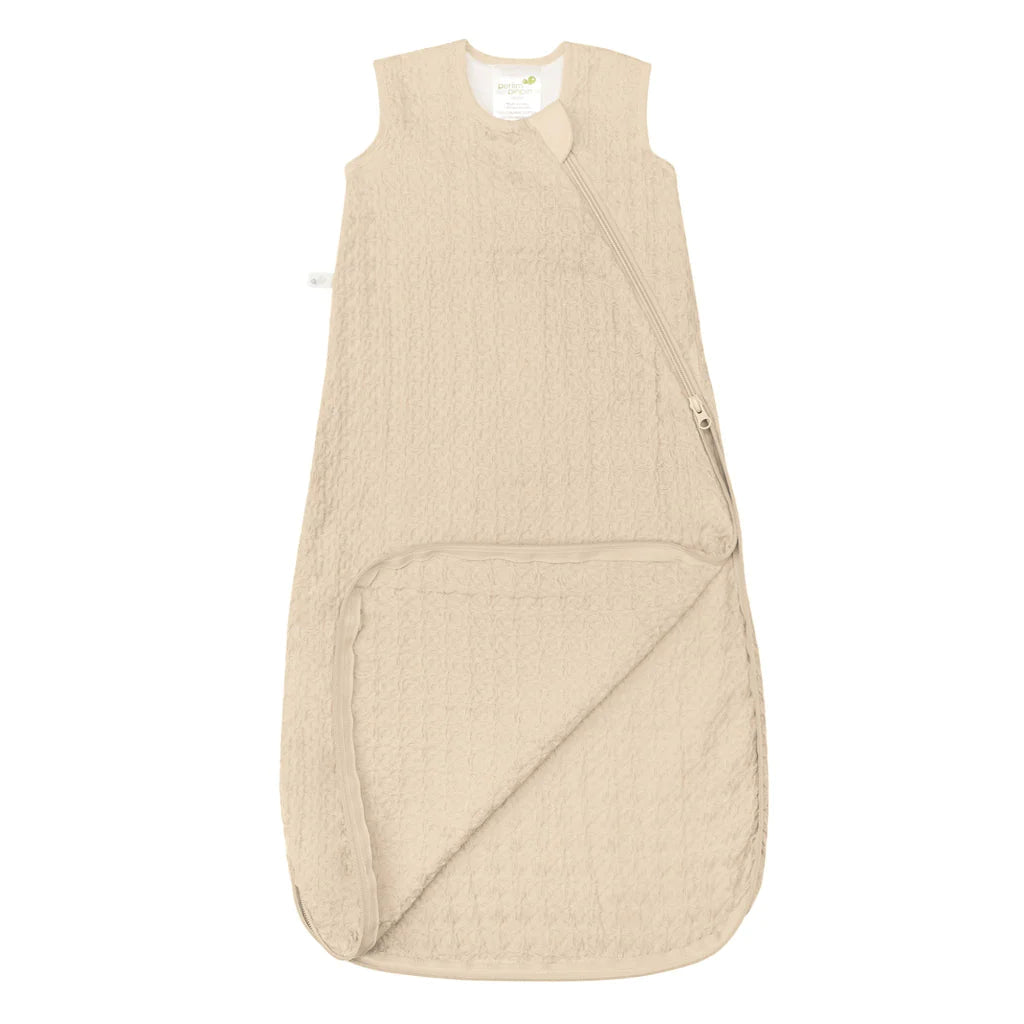 Perlimpinpin Muslin Waffle Sleep Bag 1 TOG (Curry)-Nursery-Perlimpinpin--babyandme.ca