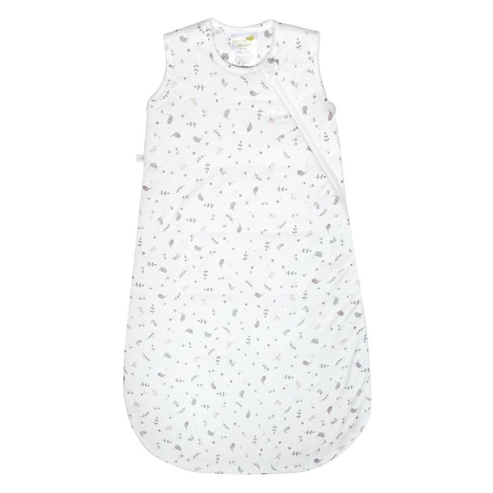 Perlimpinpin Quilted Bamboo Sleep Bag 1 TOG (Birds)-Nursery-Perlimpinpin--babyandme.ca