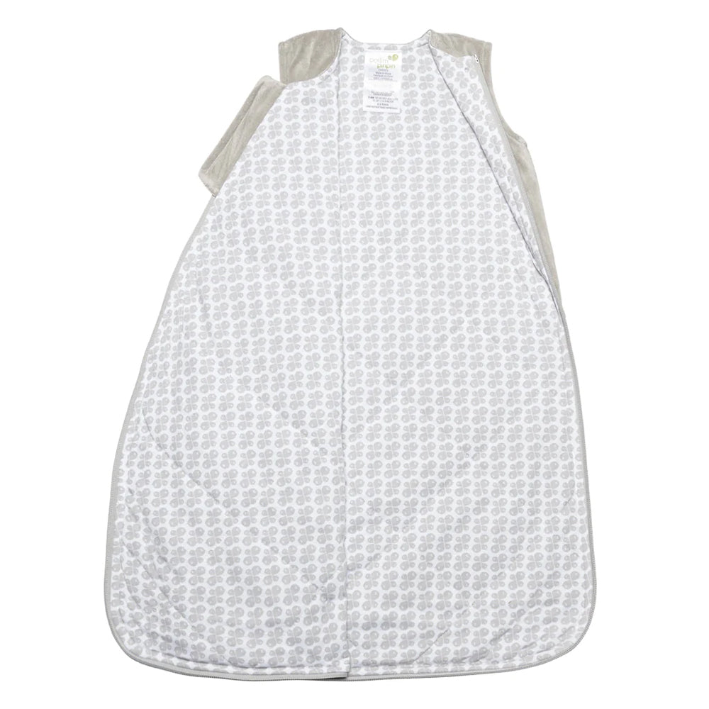 Perlimpinpin Velour Sleep Bag 2.5 TOG (Taupe)-Nursery-Perlimpinpin--babyandme.ca