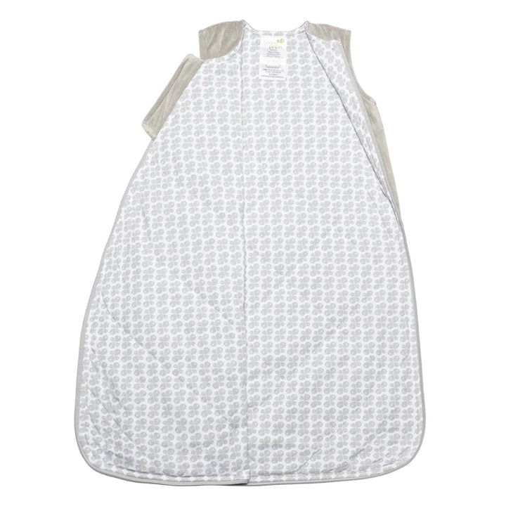 Perlimpinpin Velour Sleep Bag 2.5 TOG (Taupe)-Nursery-Perlimpinpin--babyandme.ca