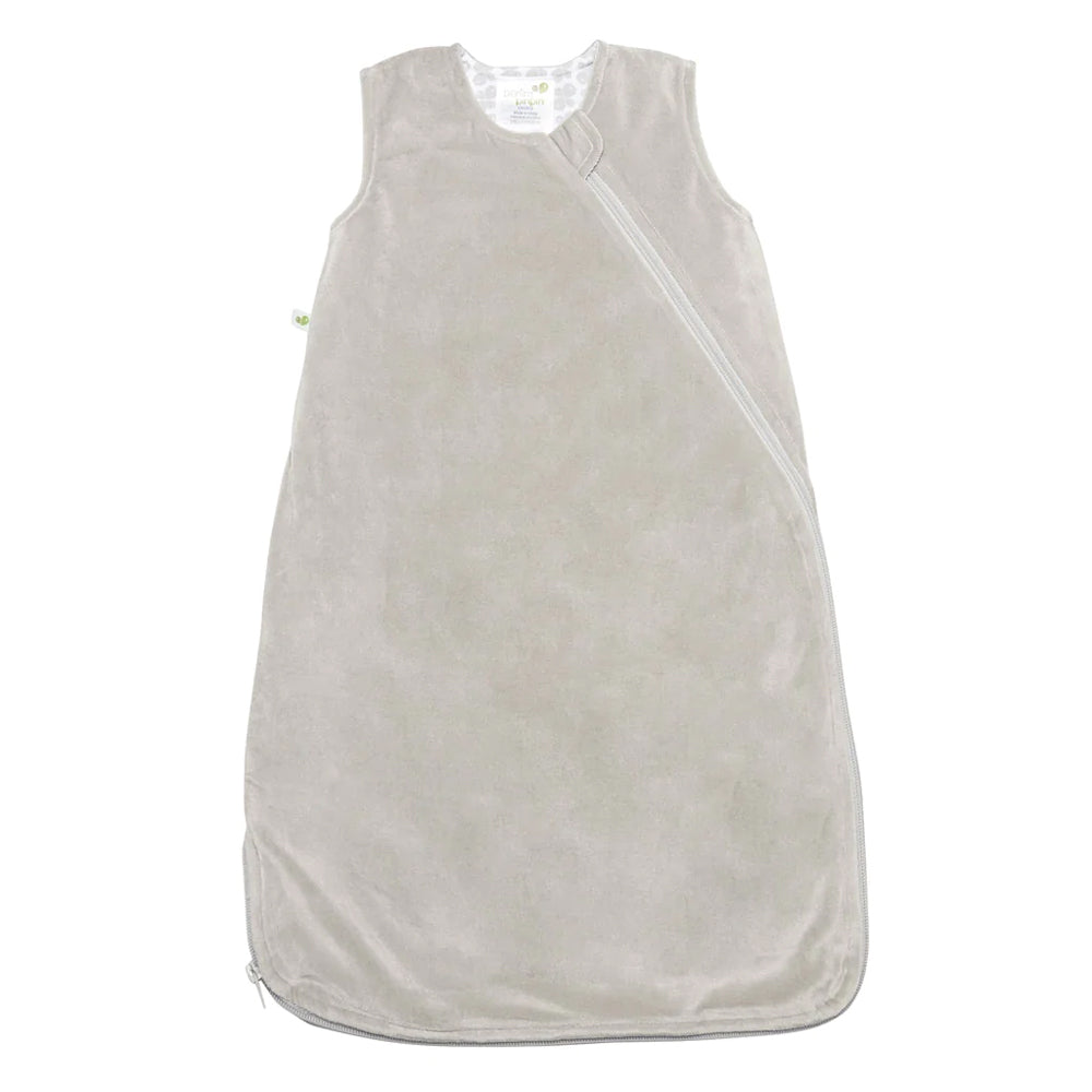 Perlimpinpin Velour Sleep Bag 2.5 TOG (Taupe)-Nursery-Perlimpinpin--babyandme.ca