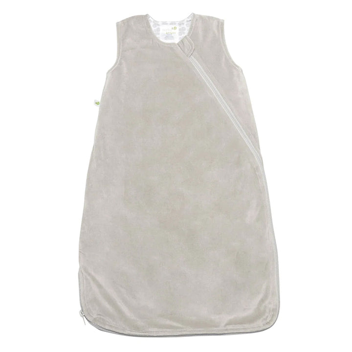 Perlimpinpin Velour Sleep Bag 2.5 TOG (Taupe)-Nursery-Perlimpinpin--babyandme.ca