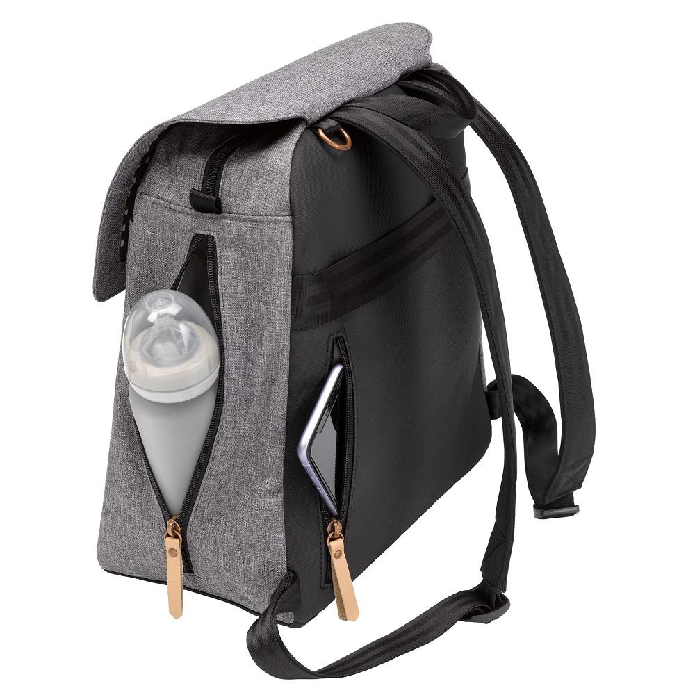 Petunia Pickle Bottom Meta Backpack (Graphite/Black)-Gear-Petunia Pickle Bottom-030077 GB-babyandme.ca