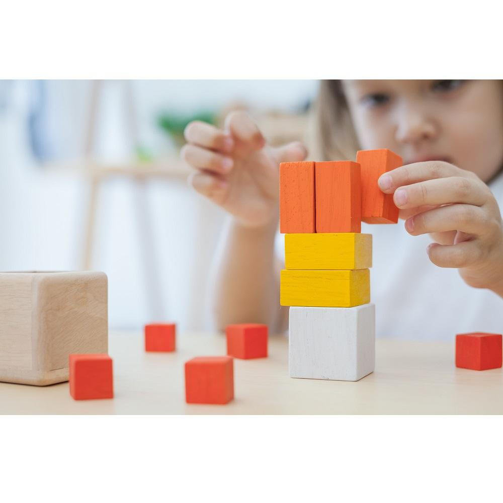 Plan Toys Fraction Cubes - FINAL SALE-Toys & Learning-Plan Toys-027739-babyandme.ca