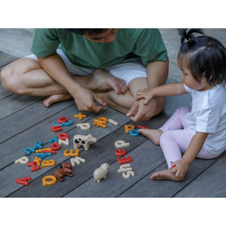 Plan Toys Lower Case Alphabet - FINAL SALE-Toys & Learning-Plan Toys-030191 L-babyandme.ca
