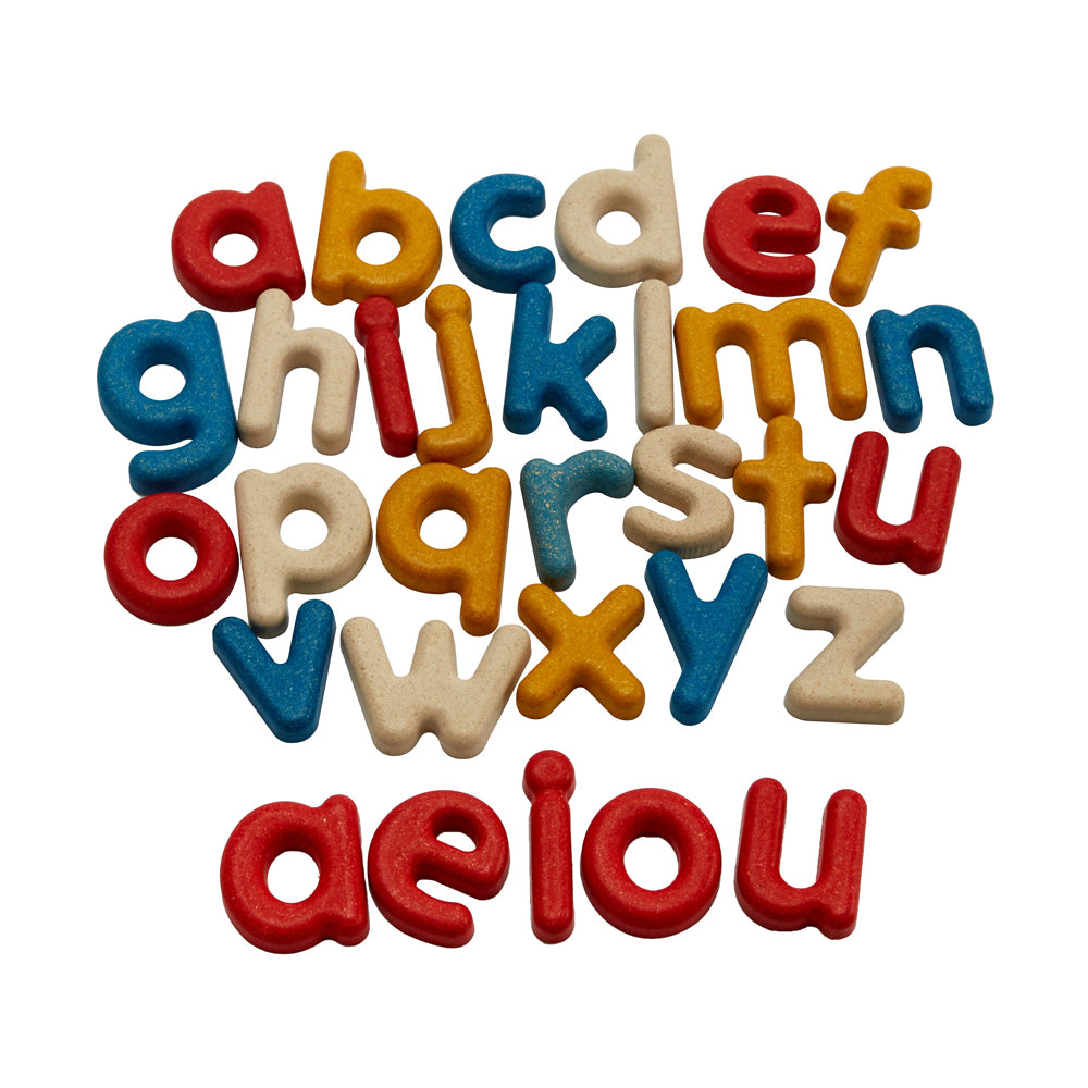 Plan Toys Lower Case Alphabet - FINAL SALE-Toys & Learning-Plan Toys-030191 L-babyandme.ca