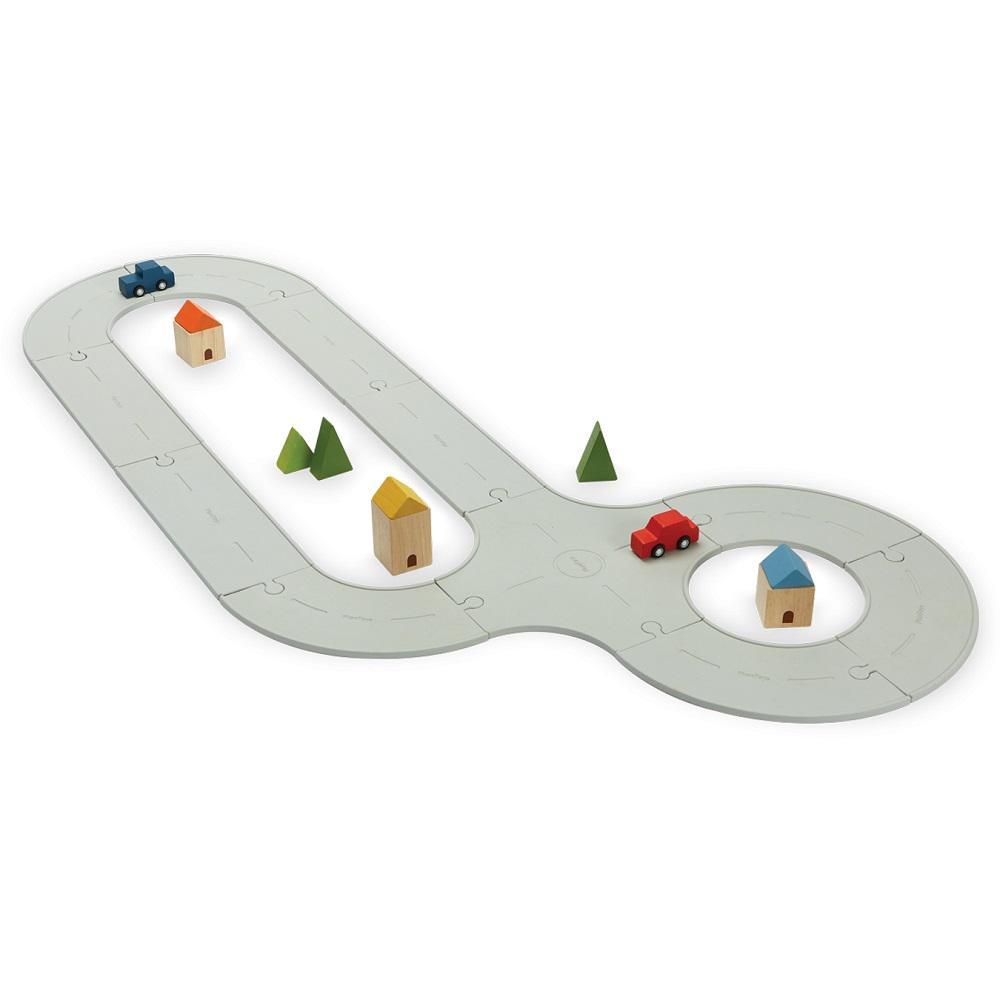 Plan Toys Road & Rail Rubber - FINAL SALE-Toys & Learning-Plan Toys-028642-babyandme.ca