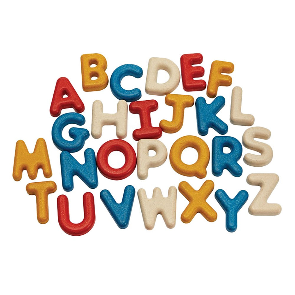 Plan Toys Upper Case Alphabet - FINAL SALE-Toys & Learning-Plan Toys-030191 U-babyandme.ca