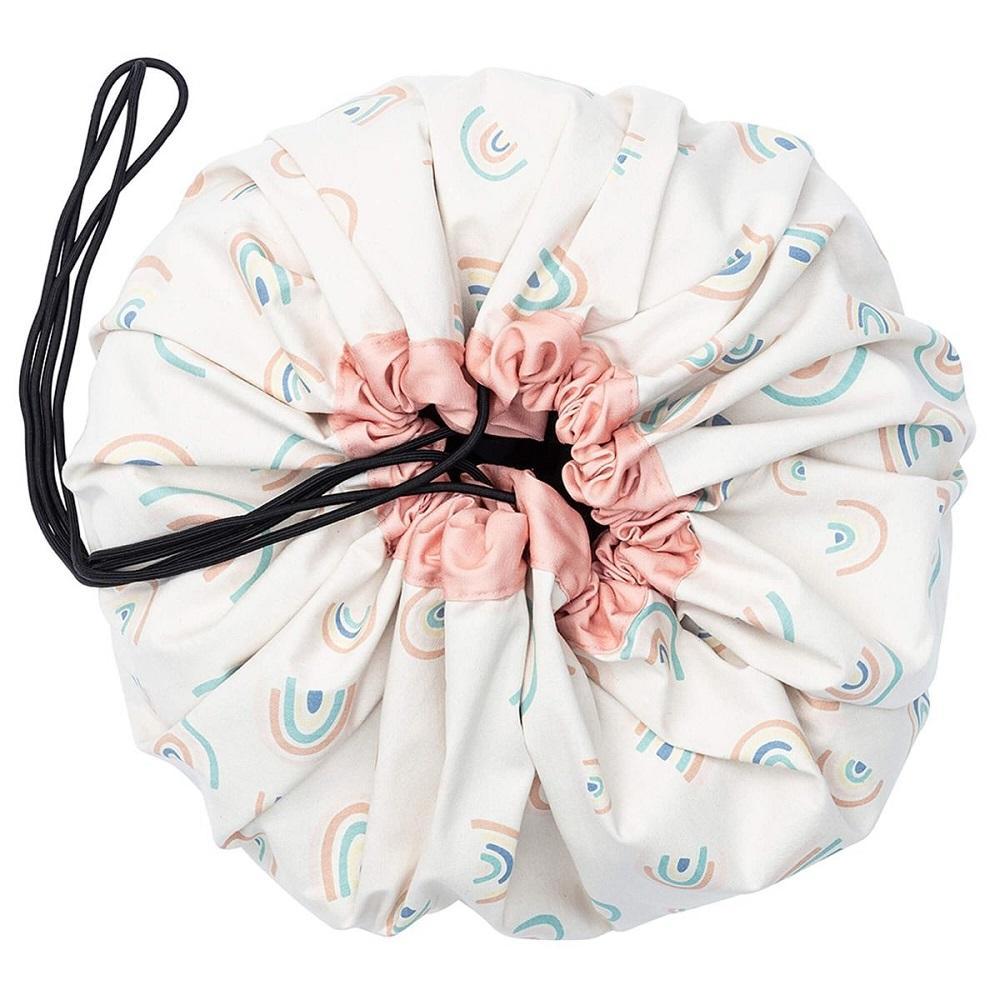 Play & Go 2-in-1 Toy Storage Bag (Rainbow)-Toys & Learning-Play&Go-027714 RB-babyandme.ca