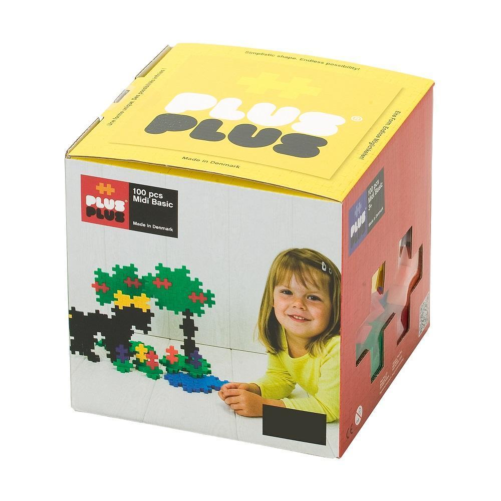 Plus Plus BIG 100-Piece Set (Basic Mix)-Toys & Learning-Plus-Plus-006499 100-babyandme.ca