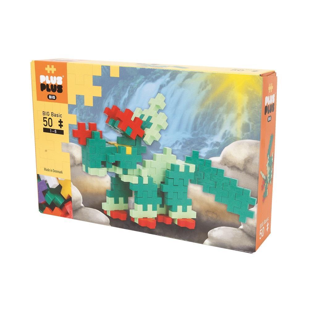 Plus Plus BIG 50-Piece Set (Dinosaur)-Toys & Learning-Plus-Plus-027958 DN-babyandme.ca