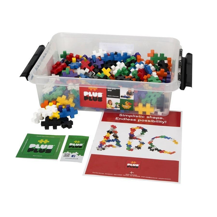 Plus Plus BIG Educational 200-Piece Set (Basic Mix)-Toys & Learning-Plus-Plus-026093-babyandme.ca