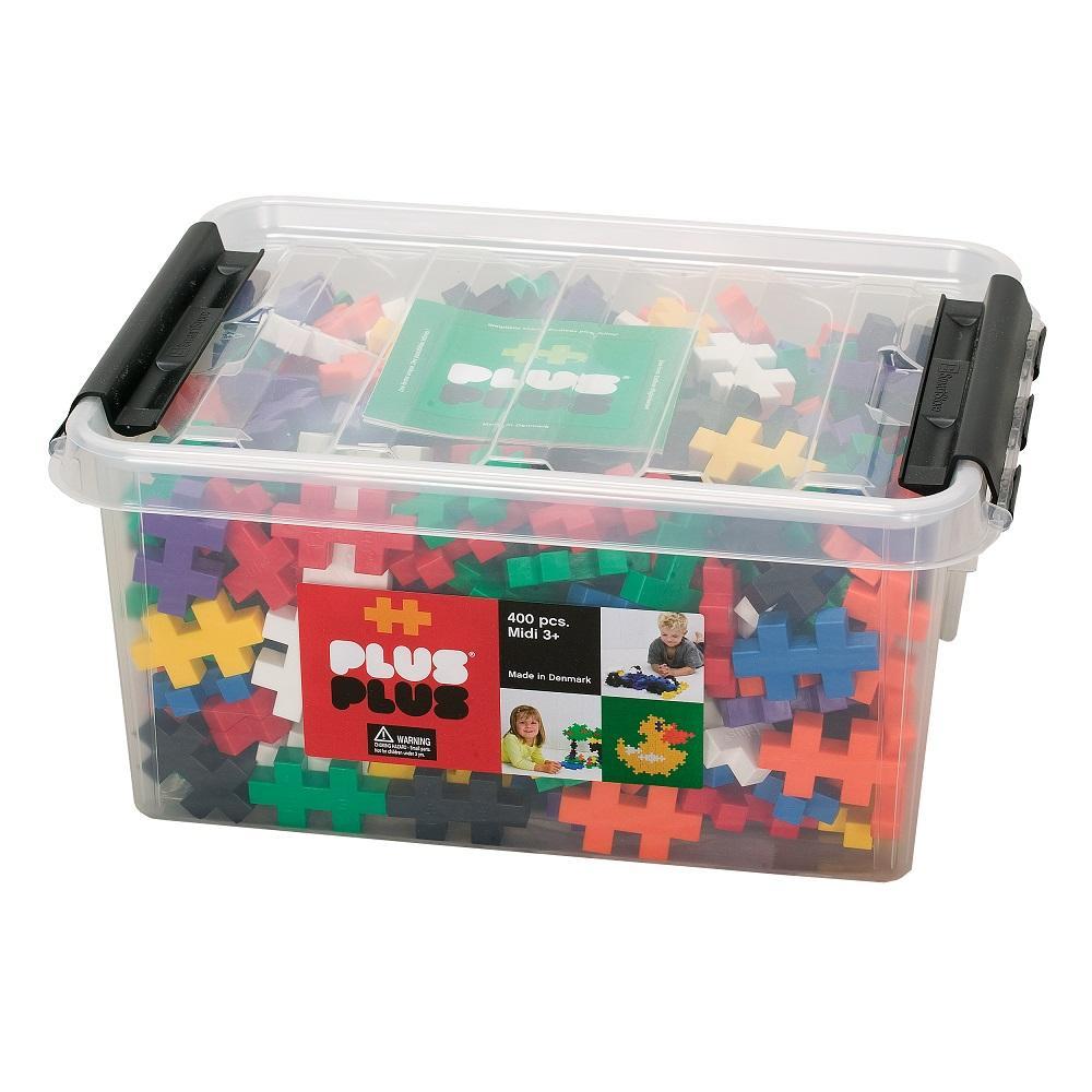 Plus Plus BIG Educational 400-Piece Set (Basic Mix)-Toys & Learning-Plus-Plus-006499 400-babyandme.ca