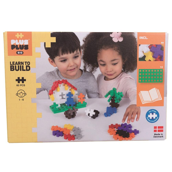 Plus Plus BIG Learn to Build 60-Piece Set (Basic Mix)-Toys & Learning-Plus-Plus-028349-babyandme.ca