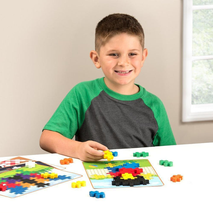 Plus Plus BIG Picture Puzzles 60-Piece (Basic Mix)-Toys & Learning-Plus-Plus-027561 BA-babyandme.ca