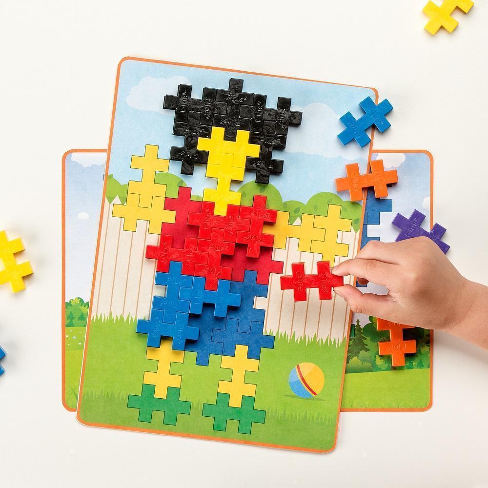 Plus Plus BIG Picture Puzzles 60-Piece (Basic Mix)-Toys & Learning-Plus-Plus-027561 BA-babyandme.ca
