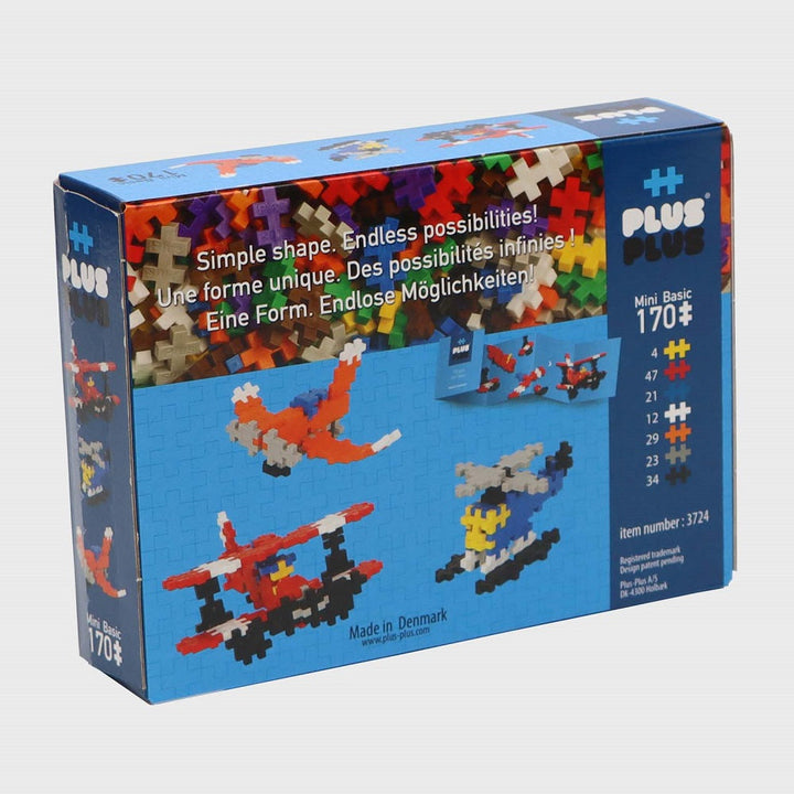 Plus Plus Mini 170-Piece Set (Air Craft)-Toys & Learning-Plus-Plus-031560 AC-babyandme.ca