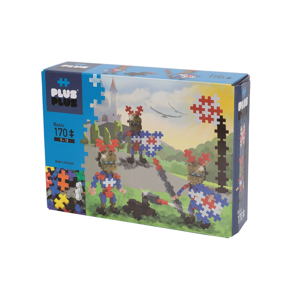 Plus Plus Mini 170-Piece Set (Gold Knights)-Toys & Learning-Plus-Plus-031560 GK-babyandme.ca