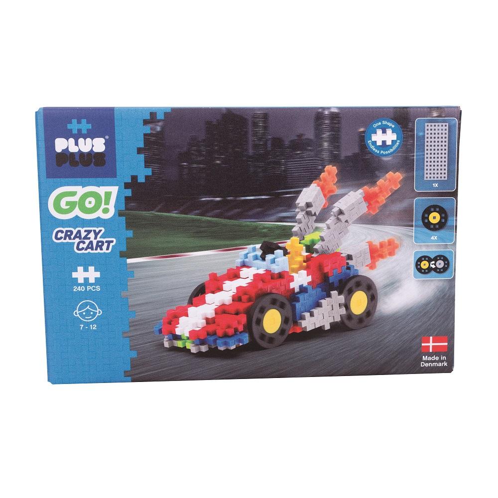 Plus Plus Mini GO! 240-Piece Set (Crazy Cart)-Toys & Learning-Plus-Plus-027859 CC-babyandme.ca