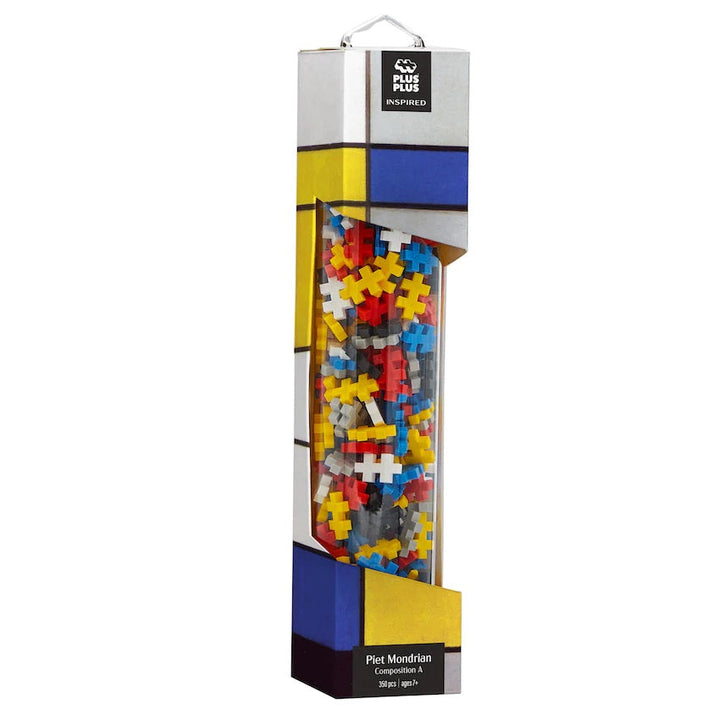 Plus Plus Mini Inspired Tube 350-Piece (Mondrian - Composition A)-Toys & Learning-Plus-Plus-031565 CA-babyandme.ca