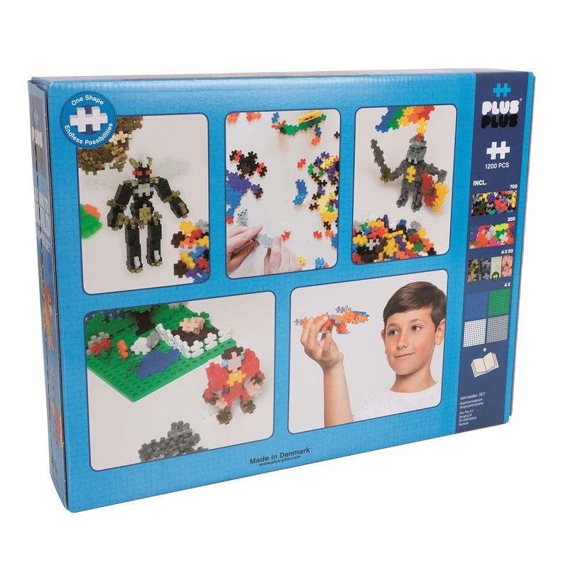 Plus Plus Mini Learn to Build 1200-Piece Set (Basic Mix)-Toys & Learning-Plus-Plus-026897 BA-babyandme.ca