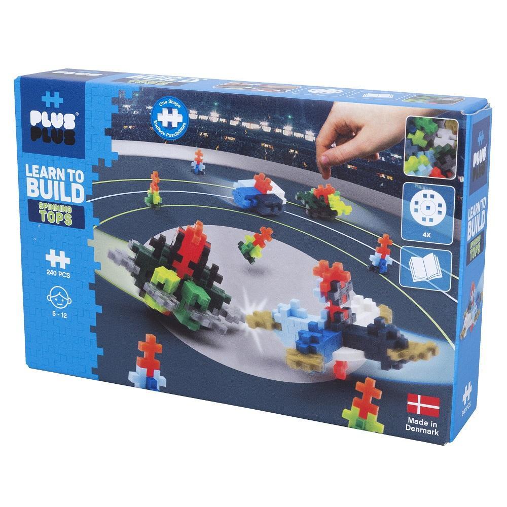 Plus Plus Mini Learn to Build 240-Piece Set (Spinning Top)-Toys & Learning-Plus-Plus-030111 ST-babyandme.ca
