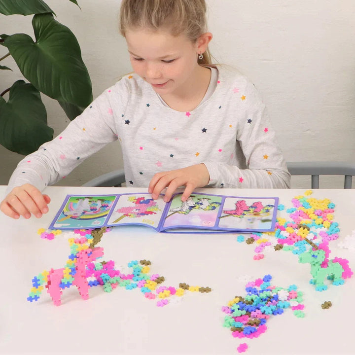 Plus Plus Mini Learn to Build 275-Piece Set (Unicorns)-Toys & Learning-Plus-Plus-030111 UN-babyandme.ca