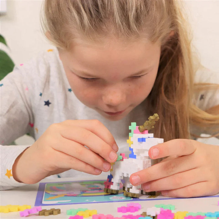 Plus Plus Mini Learn to Build 275-Piece Set (Unicorns)-Toys & Learning-Plus-Plus-030111 UN-babyandme.ca