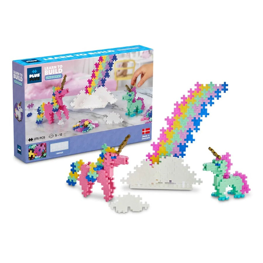 Plus Plus Mini Learn to Build 275-Piece Set (Unicorns)-Toys & Learning-Plus-Plus-030111 UN-babyandme.ca